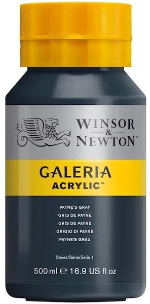 W&amp;N AKRİLİK BOYA GALERIA 500 ML PAYNE'S GREY 465 WN-2150465