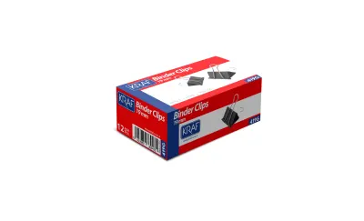 KRAF BINDER CLIPS 19 MM 419G 12 Lİ