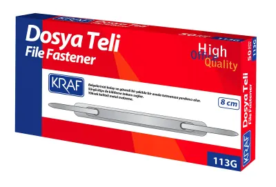 KRAF DOSYA TELİ METAL 80MM 113G