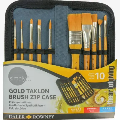 DALER ROWNEY FIRÇA SETİ SIMPLY SERİSİ AKRİLİK BOYA ÇANTALI AKRİLİK 10 LU 216929010