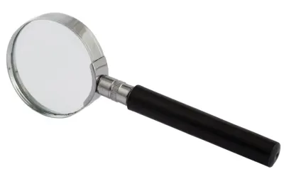 KRAF BÜYÜTEÇ METAL ÇERÇEVE  50MM 6X 350G