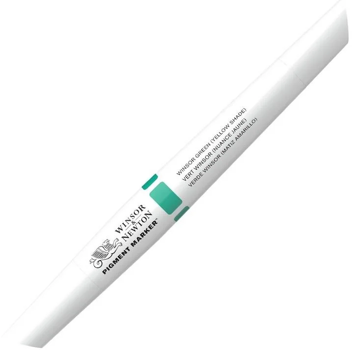 W&amp;N PIGMENT MARKER WINSOR GREEN (YELLOW SHADE) 721 WN-0202721