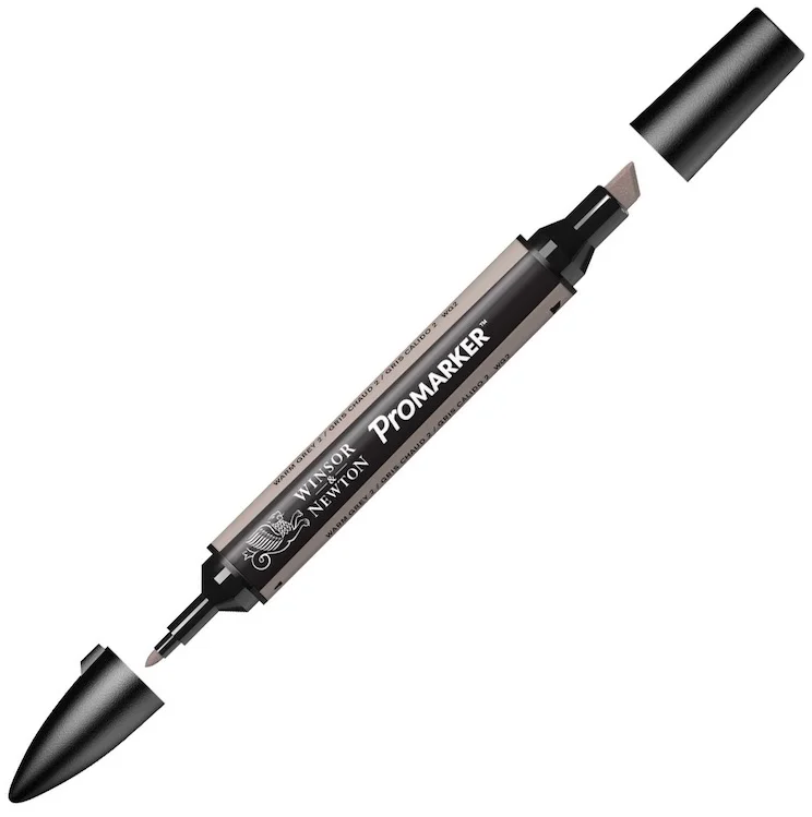 W&amp;N PROMARKER KALEM WARM GREY 2 133 (WG2) WN-0203133