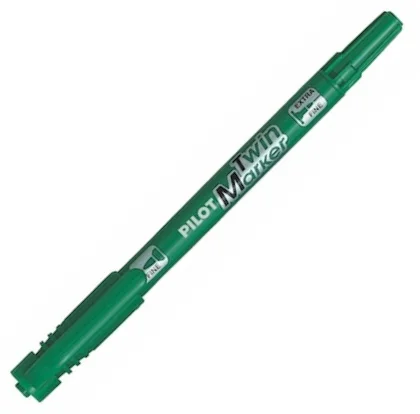 PILOT PERMANENT MARKER TWIN YEŞİL SCA-TM-G