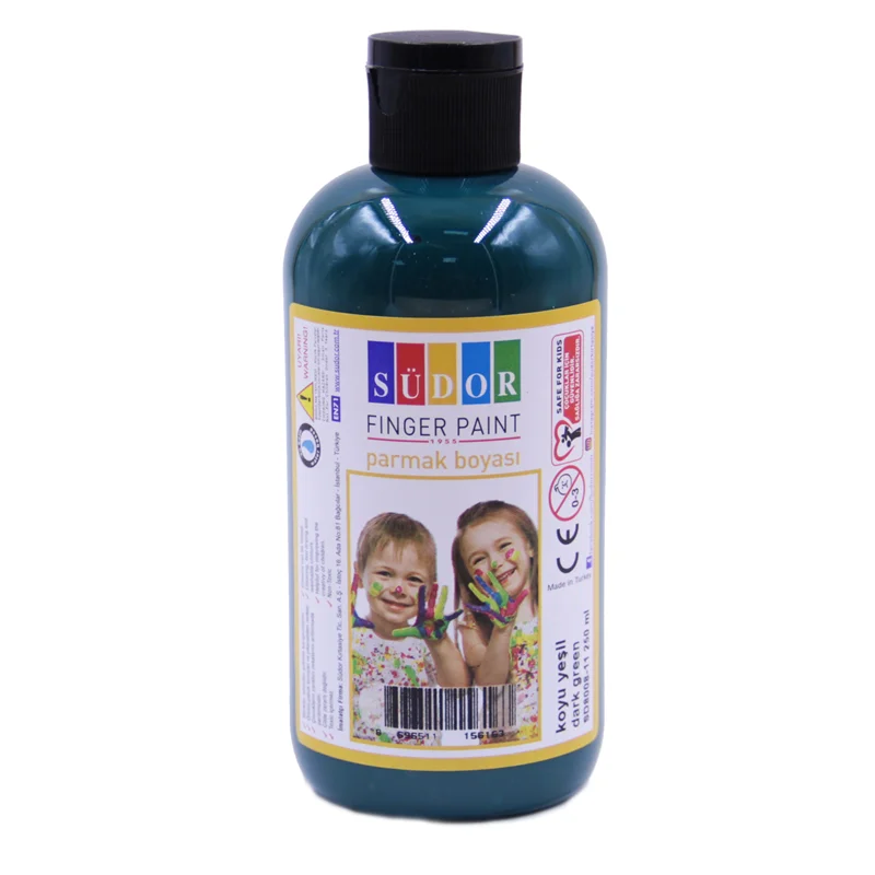 SÜDOR PARMAK BOYASI 250 ML KOYU YEŞİL SD8008-11