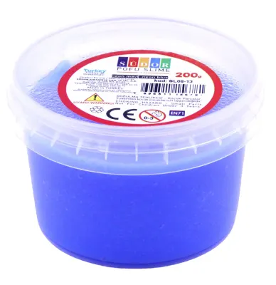 SÜDOR SLIME 200 ML POFU FOSFORLU MAVİ SL08-13