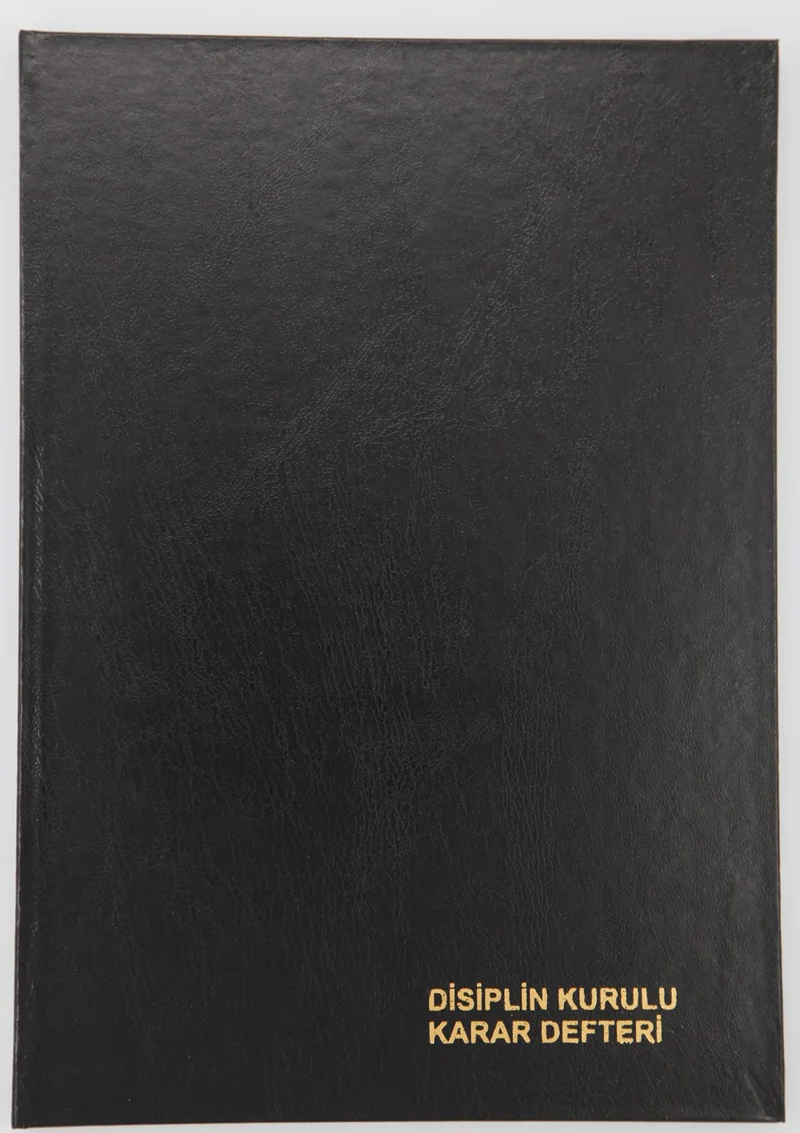 DİLMAN DİSİPLİN KURULU KARAR DEFTERİ CİLTLİ 22x32 96 YP 5313
