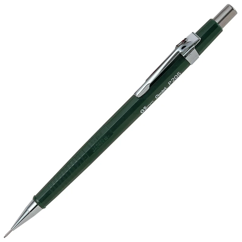 PENTEL VERSATİL KALEM TEKNİK ÇİZİM P205 0.5 YEŞİL Y P205-D
