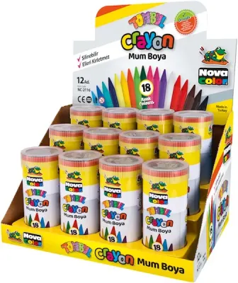 NOVA COLOR MUM BOYA 18 Lİ TÜP TOMBUL NC-2116