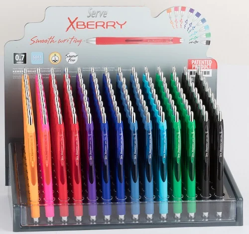 SERVE JEL KALEM XBERRY 0.5-0.7 STAND 126 LI SV-XBRGEL0507-126DP