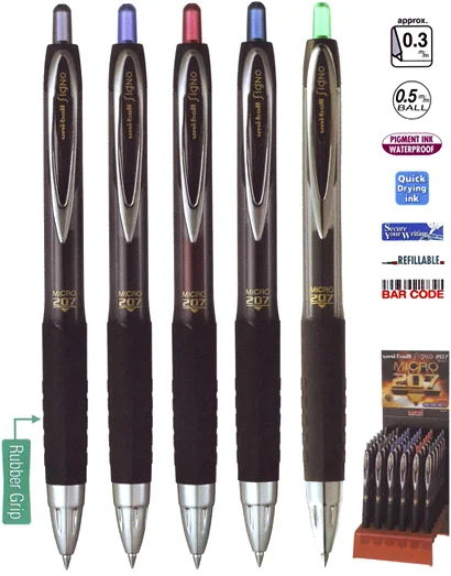 UNİ JEL KALEM SIGNO UMN-207/3D 0.5 36 LI SET