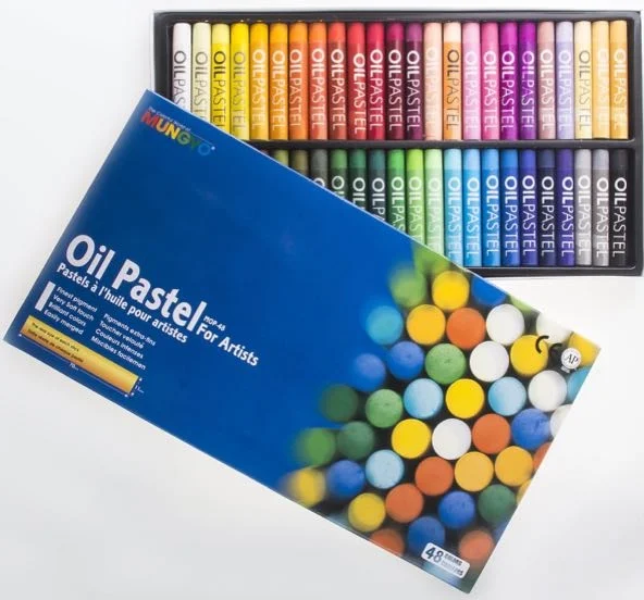 MUNGYO PASTEL BOYA GALLERY YUVARLAK YAĞLI 48 Lİ MOP-48
