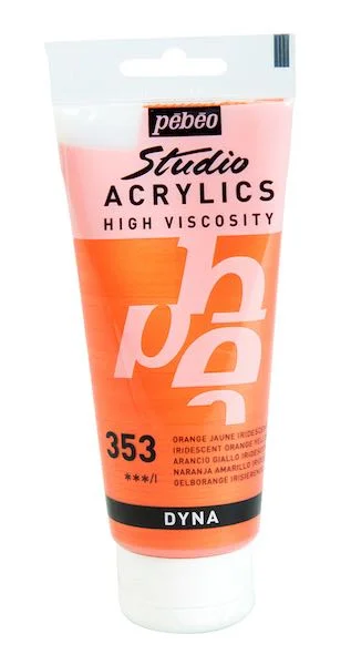 PEBEO AKRİLİK BOYA STUDIO 100 ML 832*353 IRIDESCENT ORANGE-YELLOW