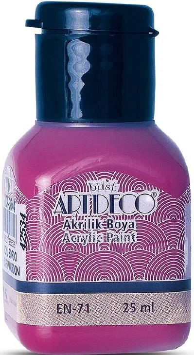 ARTDECO AKRİLİK BOYA 25 ML KOYU BORDO Y-070A-3644