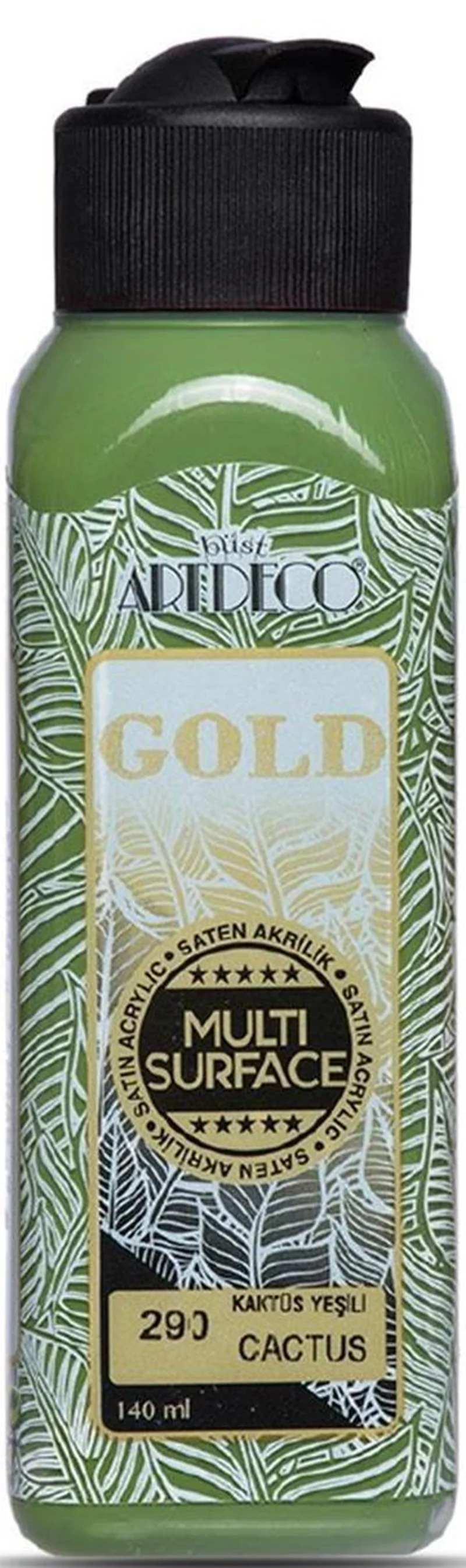 ARTDECO AKRİLİK BOYA GOLD MULTI-SURFACE 140 ML KAKTÜS YEŞİLİ Y-G70R-290