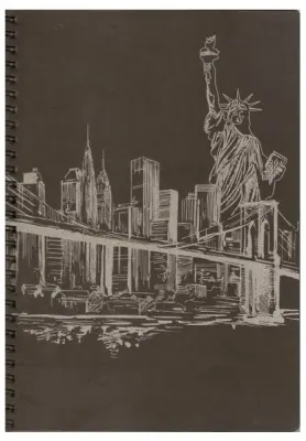 LİZ DEFTER 17x24 SİYAH SPR. 120GR 40YP SYHSP17
