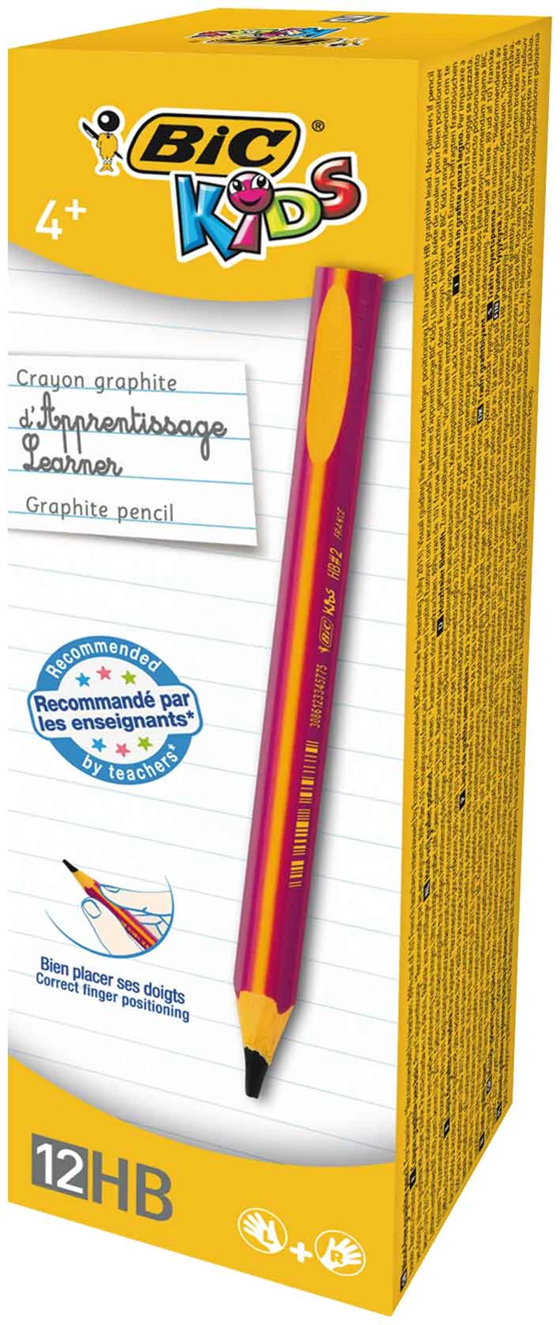 BIC KURŞUN KALEM BAŞLANGIÇ ÜÇGEN KIZ 12 Lİ 919263