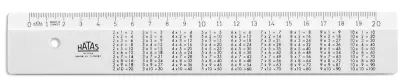 HATAS CETVEL ÇARPIM TABLOLU 20 CM 00176