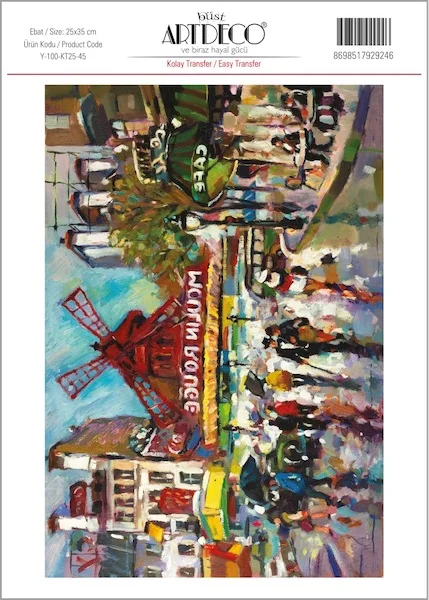 ARTDECO KOLAY TRANSFER 25x35 CM NO:45 Y-100-KT25-45