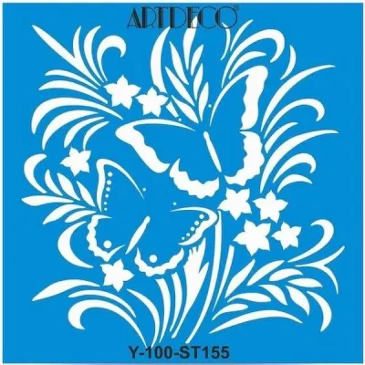 ARTDECO STENCIL 30x30 CM KELEBEK DOĞA Y-100-ST155