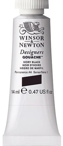 W&amp;N GUAJ BOYA DESIGNERS 14 ML IVORY BLACK 331 S.1 WN-0605331