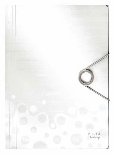 LEITZ LASTİKLİ DOSYA SOLID İNCE L-4563 BEYAZ