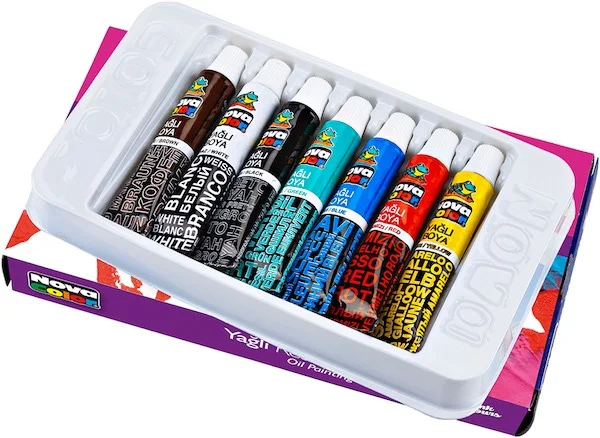 PASİF NOVA COLOR YAĞLI BOYA TÜP 12 ML  7 Lİ NC-125