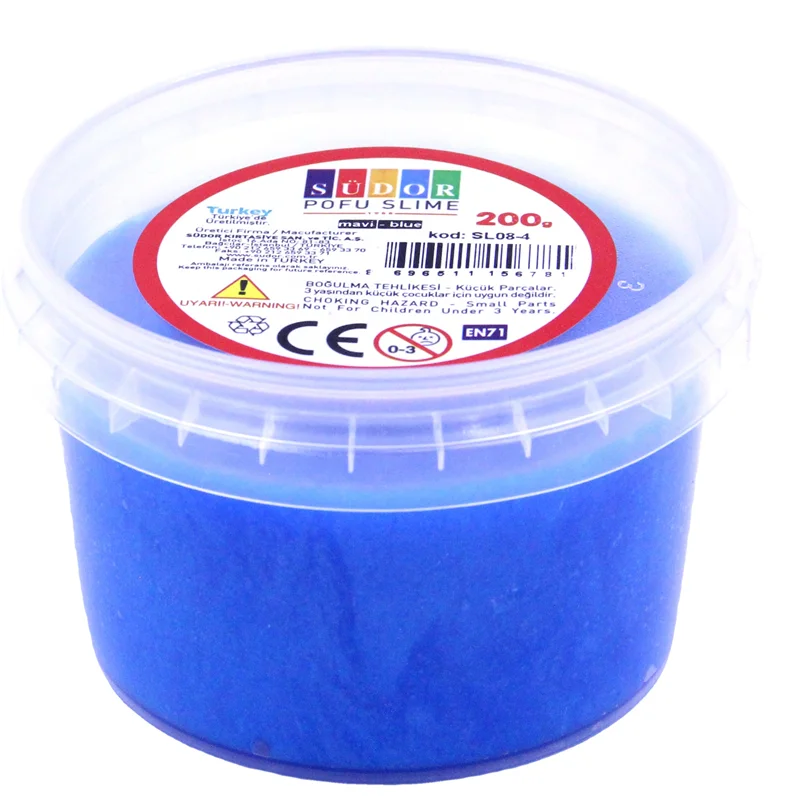 SÜDOR SLIME 200 ML POFU MAVİ SL08-4