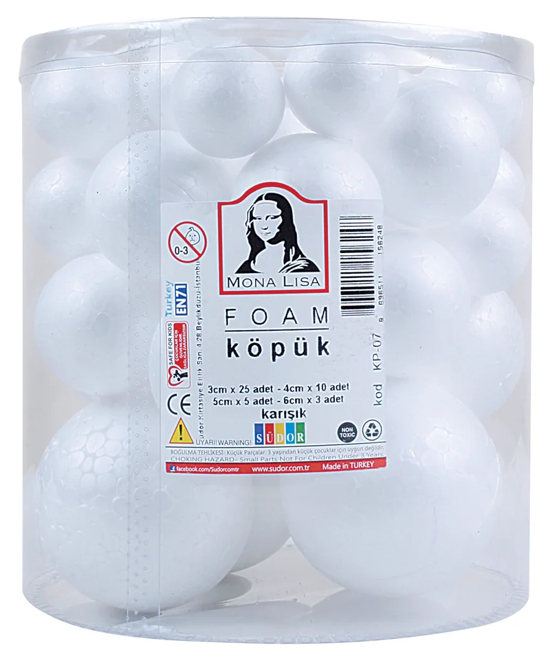SÜDOR KÖPÜK 3x25 4x10 5x5 6x3 KARIŞIK KP-07