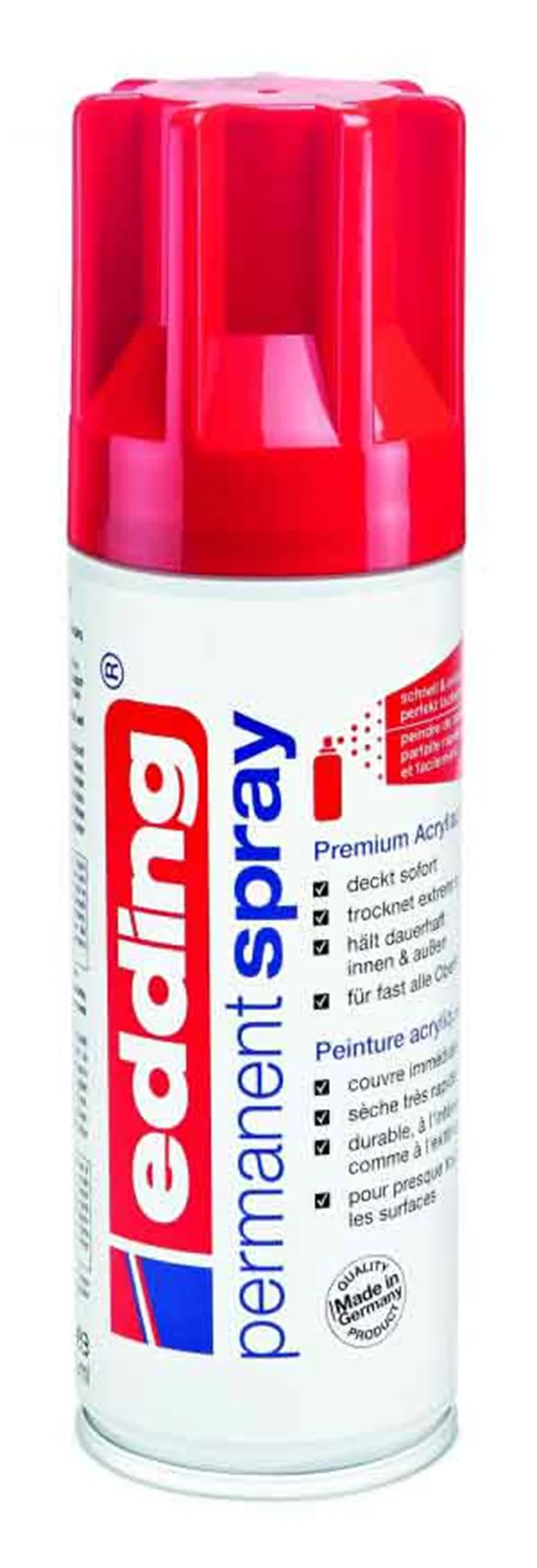 EDDING PERMANENT AKRİLİK SPREY BOYA E-5200 TRAFFIC RED GLOSSY 952