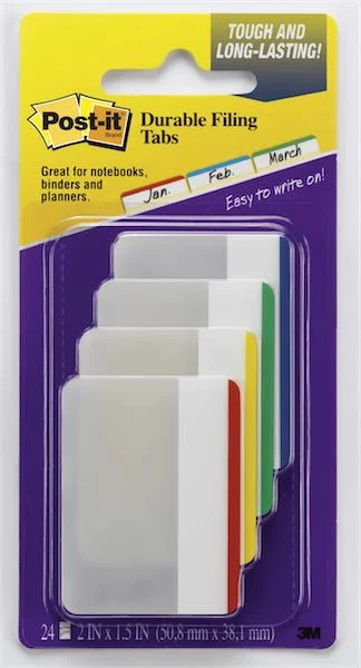 POST-IT INDEX SERT SEPARATÖR 4 RENK x 6 ADET 686F-1 520700447400