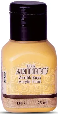 ARTDECO AKRİLİK BOYA 25 ML PUSLU SARI Y-070A-3030