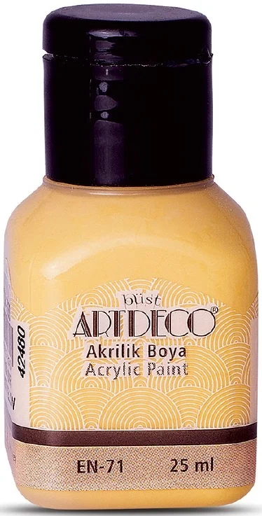 ARTDECO AKRİLİK BOYA 25 ML PUSLU SARI Y-070A-3030