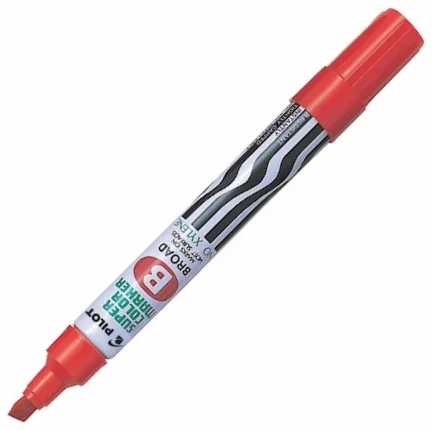 PILOT PERMANENT MARKER KESİK UÇ KIRMIZI SCA-B-R
