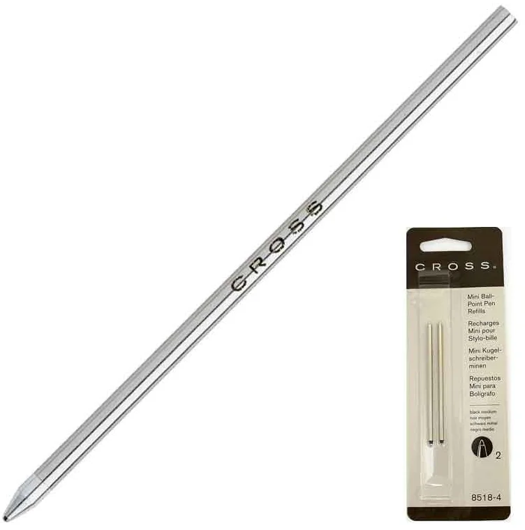 CROSS ROLLER KALEM  REFİLİ TECH3 MEDIUM 6 LI PAKET SİYAH 8518-4