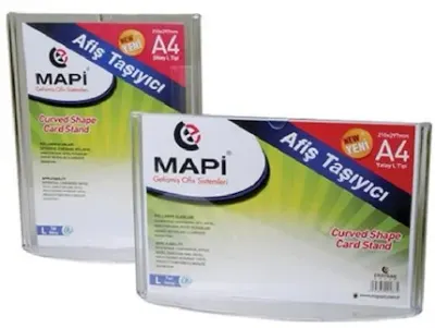 MAPİ AFİŞ TAŞIYICI T TİPİ DİKEY 210X297 534 20 54