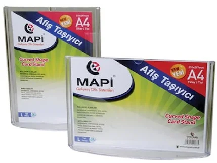 MAPİ AFİŞ TAŞIYICI T TİPİ DİKEY 210X297 534 20 54