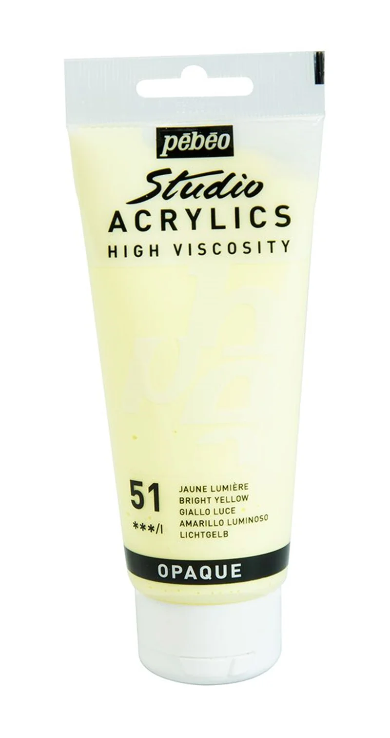 PEBEO AKRİLİK BOYA STUDIO 100 ML 831*51 BRIGHT YELLOW