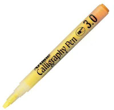 ARTLINE KALİGRAFİ KALEMİ PASTEL CALLIGRAPHY 3.0 SARI A-EMP-3CL YELLO