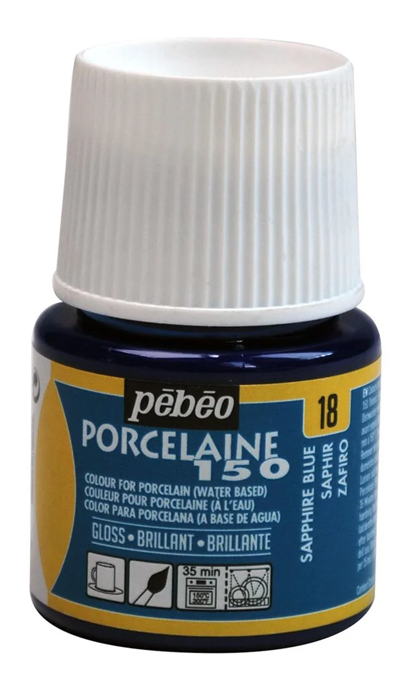 PEBEO PORSELEN BOYASI 45 ML 024*18 SAPPHIRE BLUE