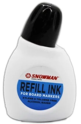 SNOWMAN BEYAZ TAHTA KALEMİ MÜREKKEBİ 30 CC SİYAH BN-1A