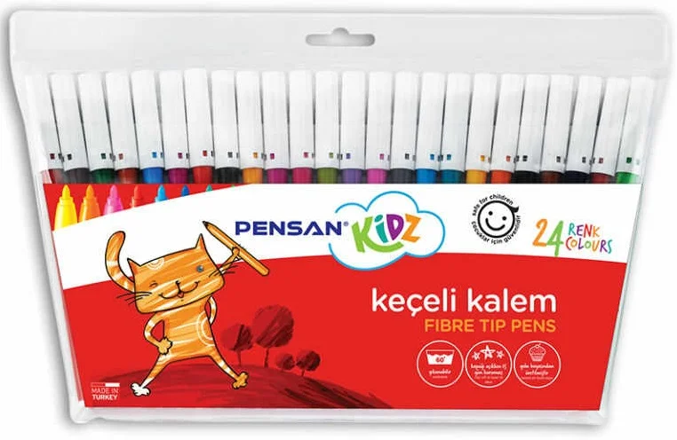 PENSAN KİDZ KEÇELİ KALEM 34050 24 RENK