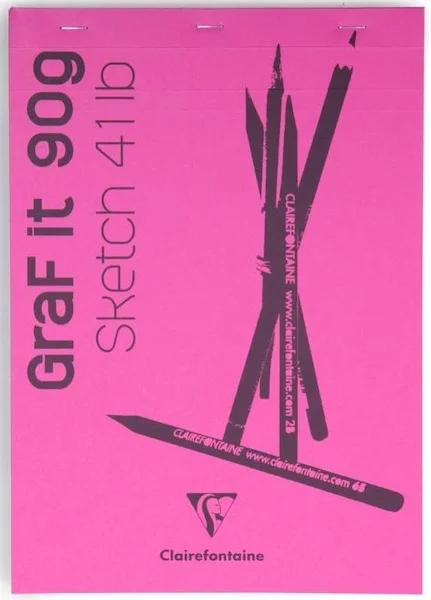 CLAIREFONTAINE ÇİZİM BLOĞU GRAFIT BLANC A4 90 GR 80 YP GB96623