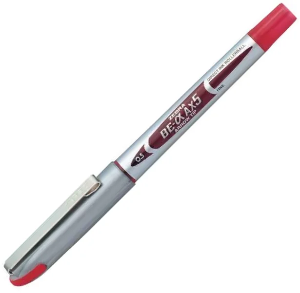 ZEBRA ROLLER KALEM AX5 0.5 KIRMIZI AX5-KRM