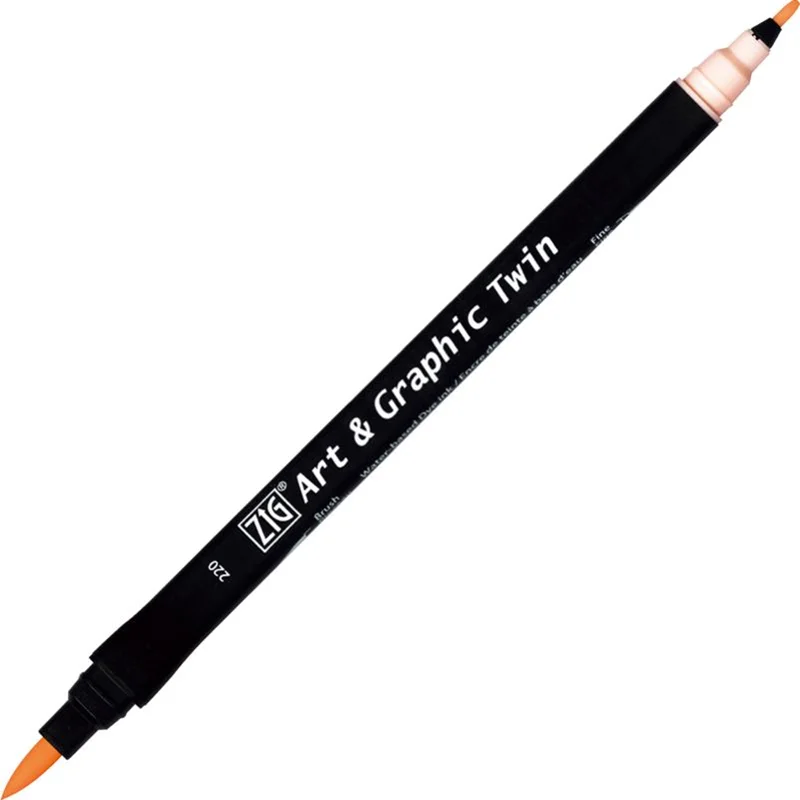 ZIG ART&amp;GRAPHIC TWIN TUT-80 220 TEA ROSE
