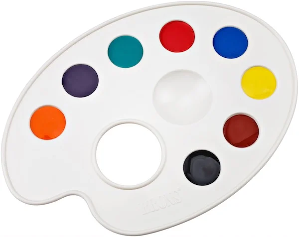 BRONS RESİM PALETİ PLASTİK BR-217