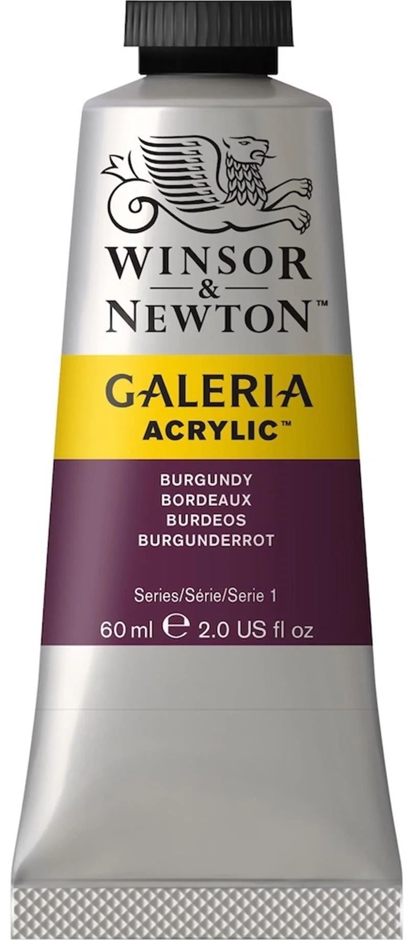W&amp;N AKRİLİK BOYA GALERIA 60 ML BURGUNDY 075 WN-2120075