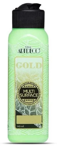 ARTDECO AKRİLİK BOYA GOLD MULTI-SURFACE 140 ML NEON YEŞİL Y-G70R-402