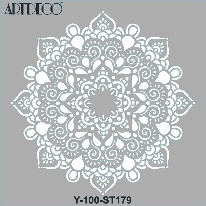 ARTDECO STENCIL 30x30 CM MANDALA 2 Y-100-ST179