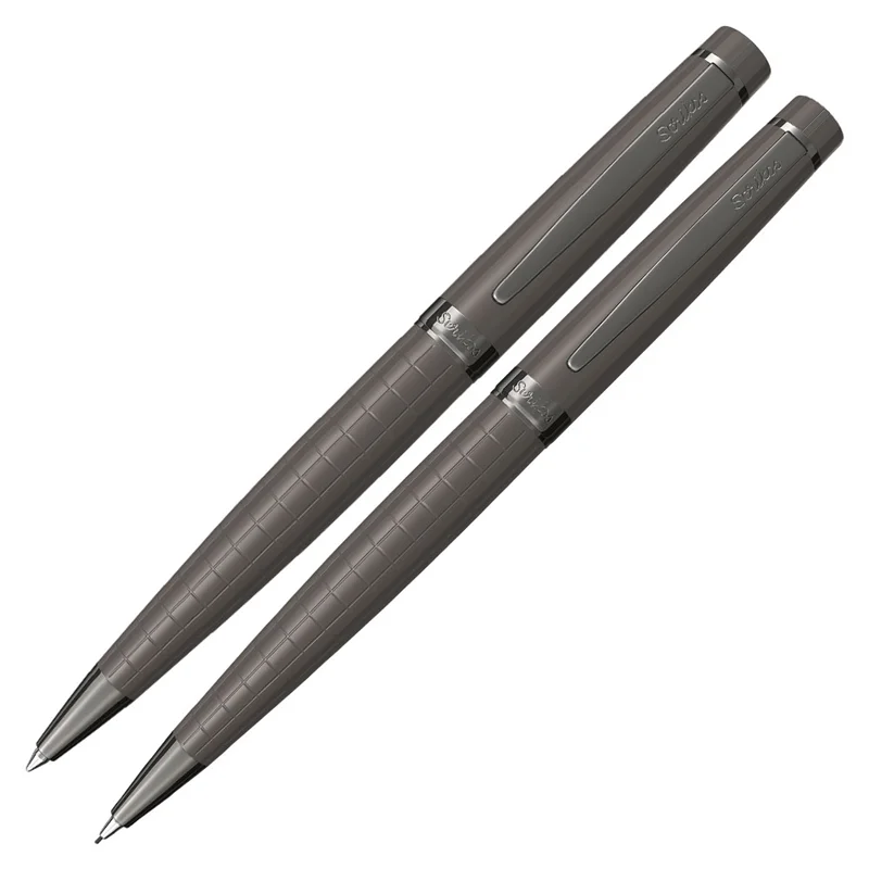 SCRIKSS TÜKENMEZ KALEM + VERSATİL KALEM SET 38 KARBON GRİ